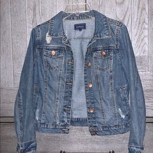 Cute Distressed Jean Jacket